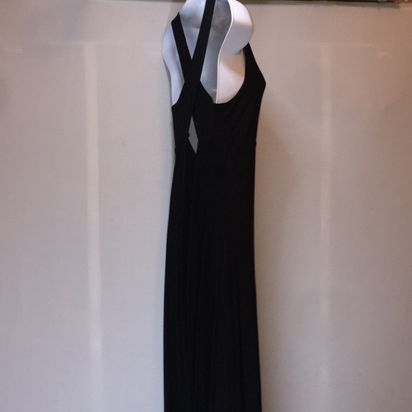 EXPRESS TRICOAT LongSleevelessRacerBackMaxiDress - Picture 5 of 7